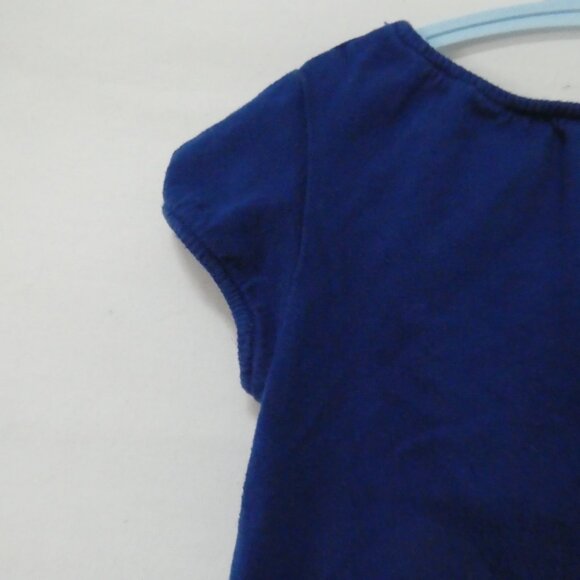 CIRCO 24 months Blue Cotton Short Sleeve Dress With Colorful Fun Print Design - Picture 10 of 15